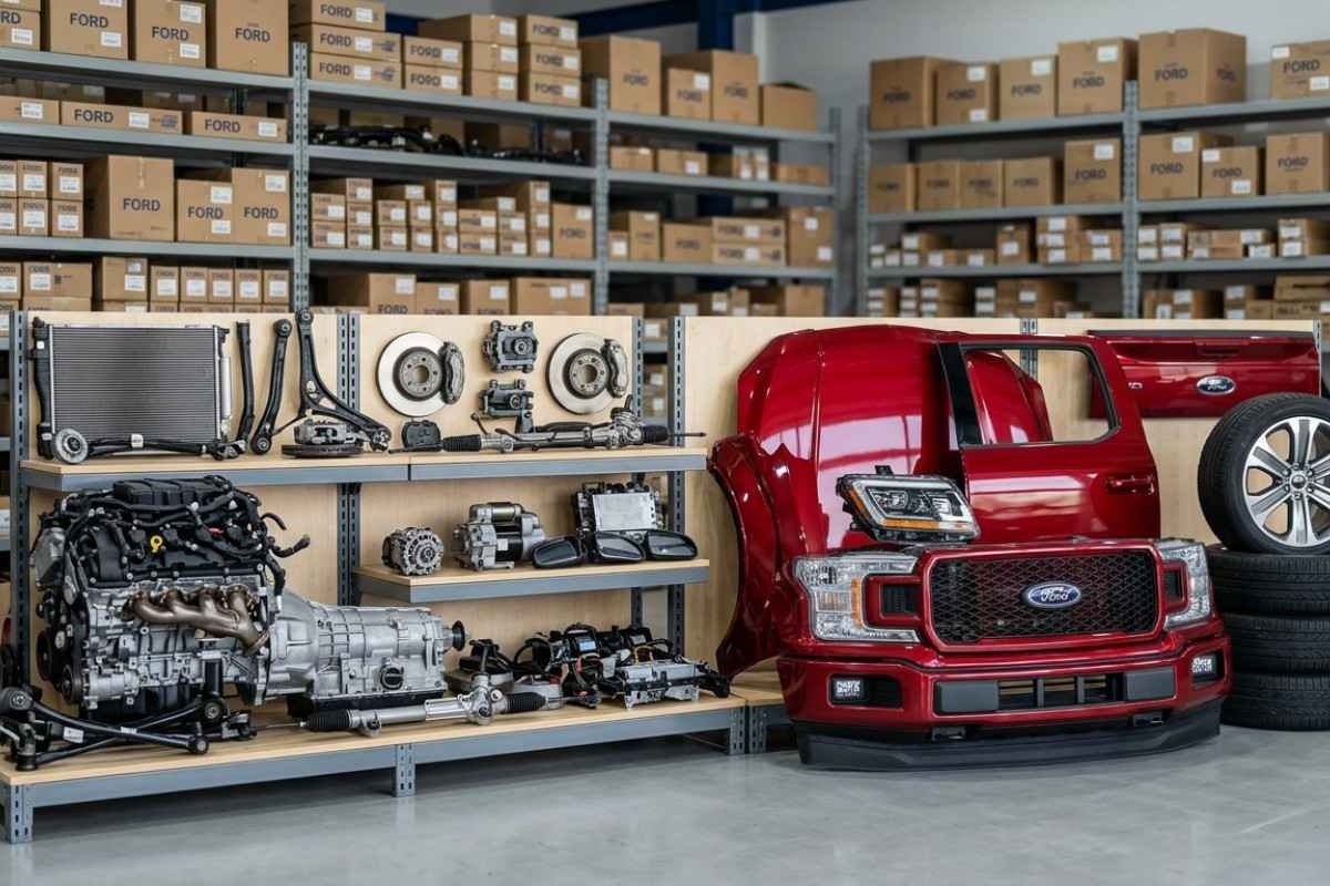 Genuine Ford Spare Parts Abu Dhabi with tested OEM used engine and body components