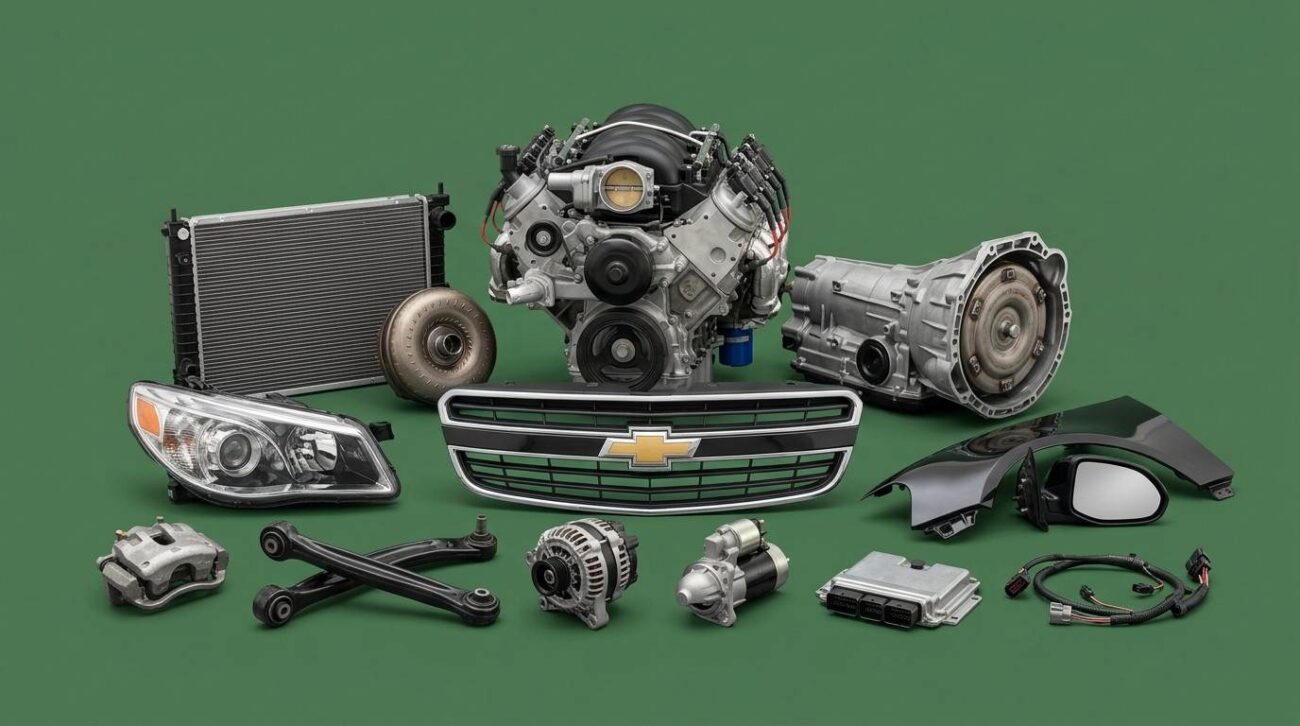 OEM Chevrolet used gearbox parts Sharjah