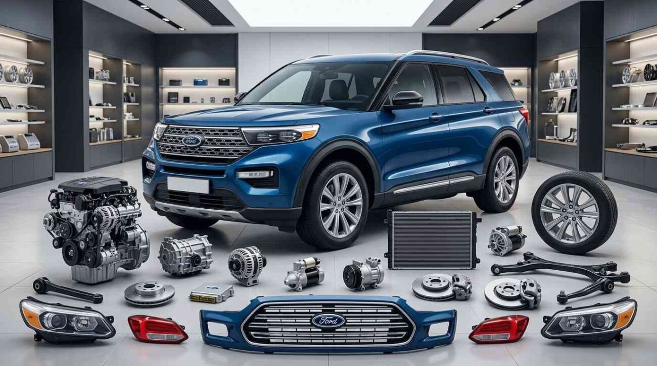 Used Ford engine and transmission spare parts available in Abu Dhabi