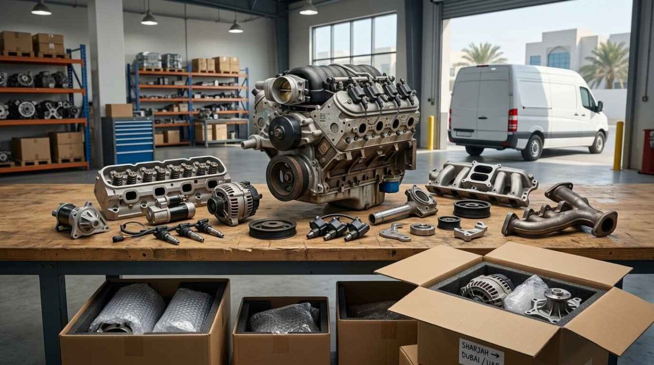 Used OEM Chevrolet engine parts in Sharjah UAE
