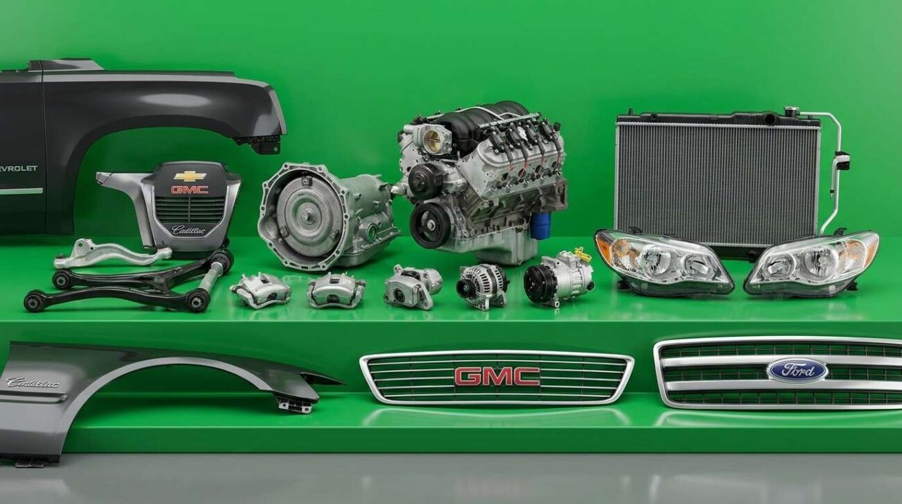 Used American car spare parts for Chevrolet GMC Cadillac and Ford in Ras Al Khaimah